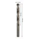Forets à métaux rectifiés HSS-G, DIN 338 11,9 x 101 x 151 mm-5