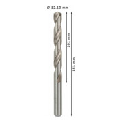 Forets à métaux rectifiés HSS-G, DIN 338 12,1 x 101 x 151 mm-5