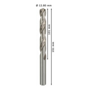 Forets à métaux rectifiés HSS-G, DIN 338 12,8 x 101 x 151 mm-5