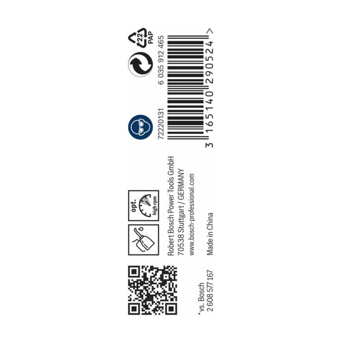 Forets à métaux rectifiés HSS-G, DIN 338 2,2 x 27 x 53 mm