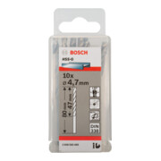 Forets à métaux rectifiés HSS-G, DIN 338 4,7 x 47 x 80 mm-5