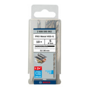 Forets à métaux rectifiés HSS-G, DIN 338 5 x 52 x 86 mm-4