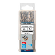 Forets à métaux rectifiés HSS-G, DIN 338 6,1 x 63 x 101 mm-4