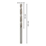 Forets à métaux rectifiés HSS-G, DIN 338 6,1 x 63 x 101 mm-5