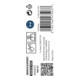 Forets à métaux rectifiés HSS-G, DIN 338 6,3 x 63 x 101 mm-2