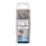 Forets à métaux rectifiés HSS-G, DIN 338 6,7 x 63 x 101 mm-4