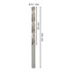 Forets à métaux rectifiés HSS-G, DIN 338 6,7 x 63 x 101 mm-5
