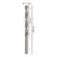 Forets à métaux rectifiés HSS-G, DIN 338 7,2 x 109 x 69 mm-4