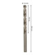 Forets à métaux rectifiés HSS-G, DIN 338 7,6 x 75 x 117 mm-5