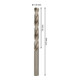 Forets à métaux rectifiés HSS-G, DIN 338 7,9 x 75 x 117 mm-5