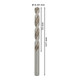 Forets à métaux rectifiés HSS-G, DIN 338 8,2 x 75 x 117 mm-5