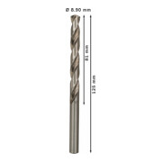 Forets à métaux rectifiés HSS-G, DIN 338 8,9 x 81 x 125 mm-5