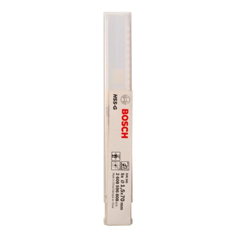 Forets à métaux rectifiés HSS-G, DIN 340, série longue 1,5 x 45 x 70 mm