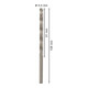 Forets à métaux rectifiés HSS-G, DIN 340, série longue 5,5 x 91 x 139 mm-5