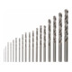 Forets à métaux rectifiés Toughbox HSS-G, DIN 338, 135°, set de 18 pièces 1; 1,5; 2; 2,5; 3; 3,5; 4; 4,5; 5; 5,5; 6; 7; 8; 9; 10 mm-4