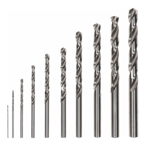 Forets à métaux Robust Line HSS-G 135°, set de 10 pièces 1; 2; 3; 4; 5; 6; 7; 8; 9; 10 mm, 135°