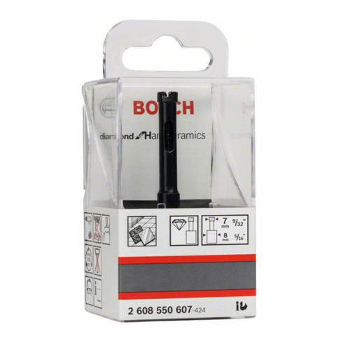 Forets diamantés à eau Diamond for Hard Ceramics 7 x 35 mm