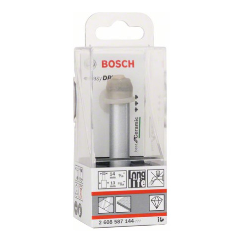 Foret diamanté à sec Bosch Easy Dry Dry Drill Meilleur pour la céramique