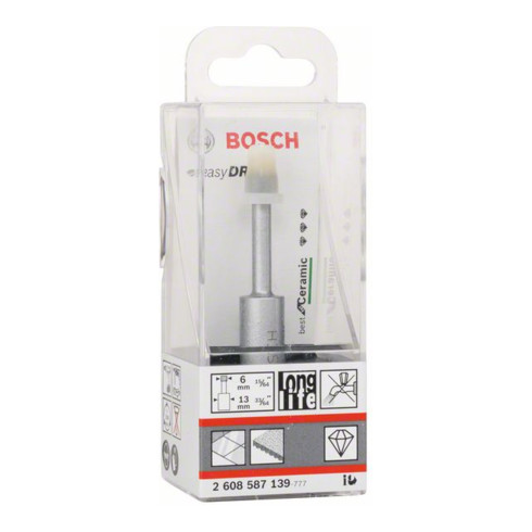 Foret diamanté à sec Bosch Easy Dry Dry Drill Meilleur pour la céramique
