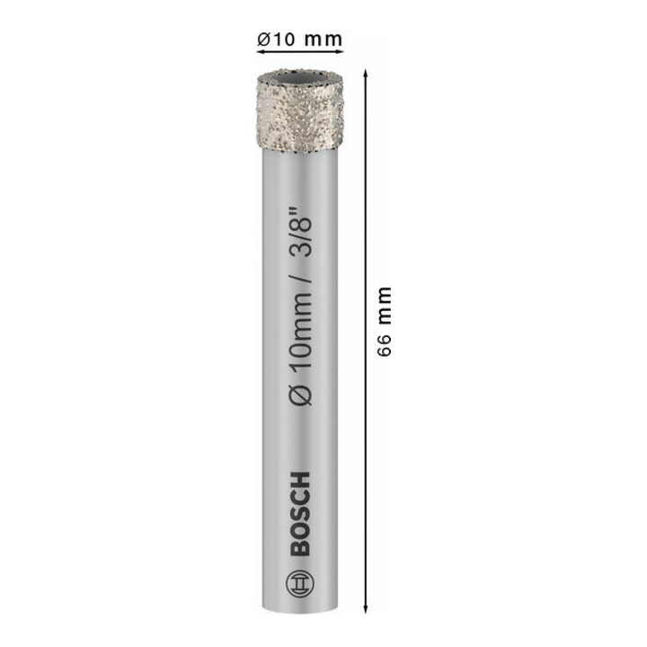 Forets diamantés Bosch Expert for Ceramic, 10 mm