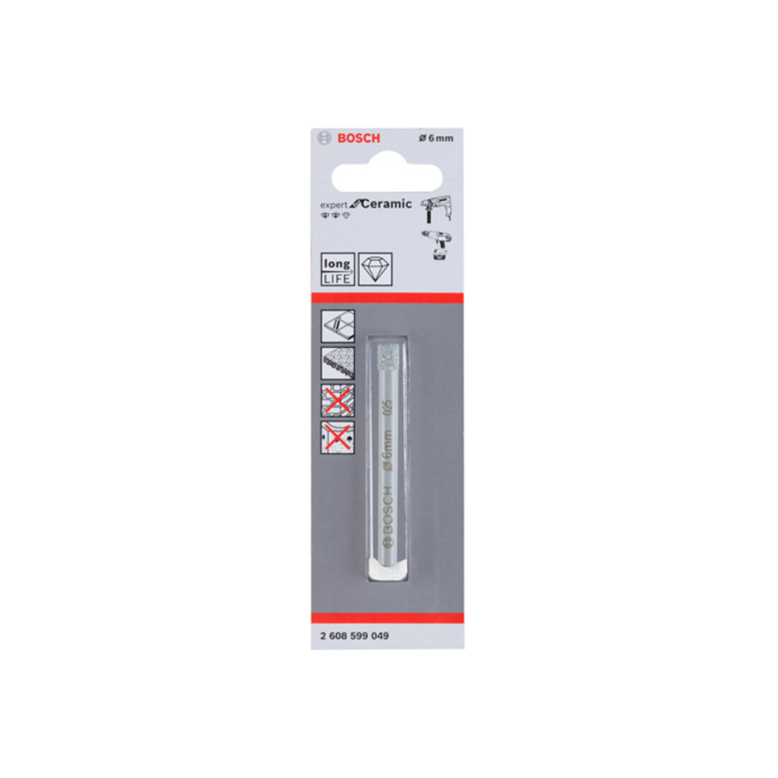Foret diamanté Bosch Expert for Ceramic