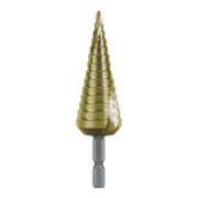 Foret Ruko HSS-TiN, cannelé en spirale avec joint de sol croisé 65 mm HSS
