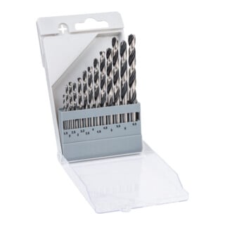 Forets hélicoïdaux HSS PointTeQ, set de 13 pièces