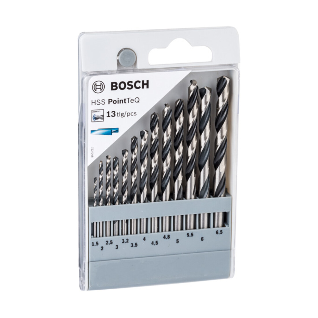 Forets hélicoïdaux HSS PointTeQ, set de 13 pièces