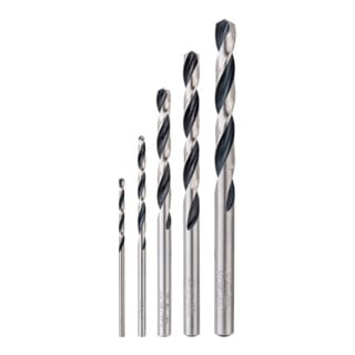 Forets hélicoïdaux HSS PointTeQ, set de 5 pièces