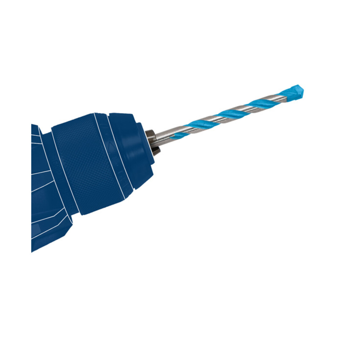 Forets hélicoïdaux HSS PointTeQ, set de 5 pièces