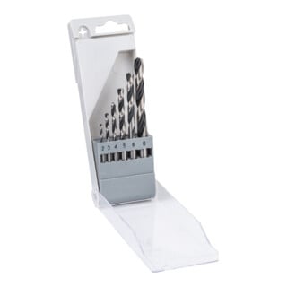 Forets hélicoïdaux HSS PointTeQ, set de 6 pièces