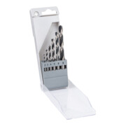 Forets hélicoïdaux HSS PointTeQ, set de 6 pièces