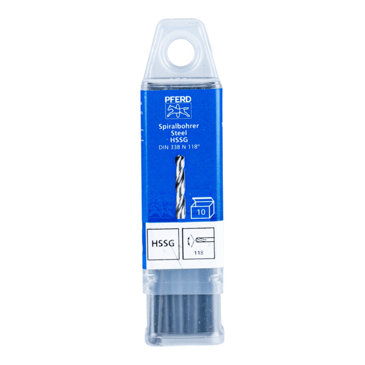Forets hélicoïdaux PFERD - SPB DIN 338 HSSG N 4,4 STEEL