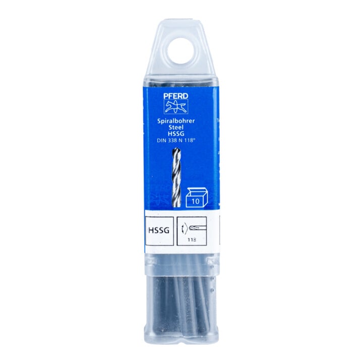 Forets hélicoïdaux PFERD - SPB DIN 338 HSSG N 5,2 STEEL