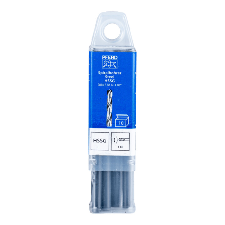 Forets hélicoïdaux PFERD - SPB DIN 338 HSSG N 5,3 STEEL