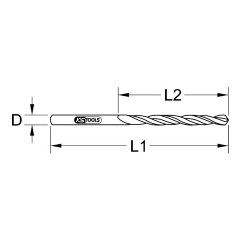 KS Tools HSS-G foret hélicoïdal