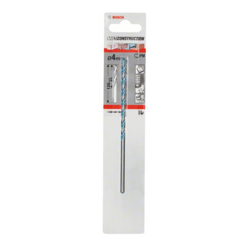 Forets polyvalents CYL-9 Multi Construction 4 x 80 x 130 mm, d 3,8 mm