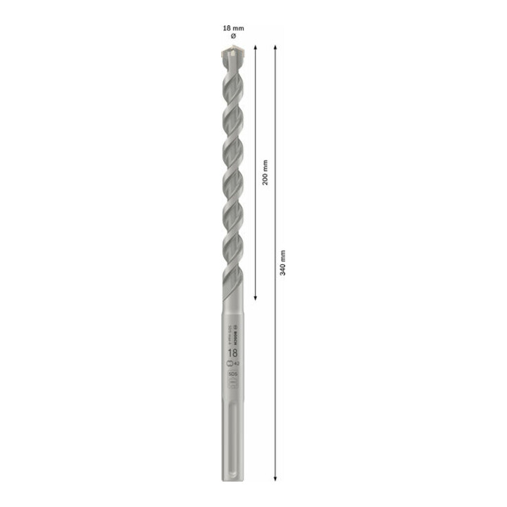 Forets SDS max-4 pour perforateur. Pour marteaux burineurs Bosch