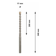 Forets SDS max-7 pour perforateur 17 x 200 x 340 mm-5
