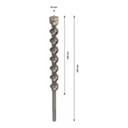 Forets SDS max-7 pour perforateur 45 x 400 x 520 mm-5
