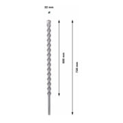 Forets SDS max-9 Natural Stone pour perforateur 32 x 600 x 720 mm-5