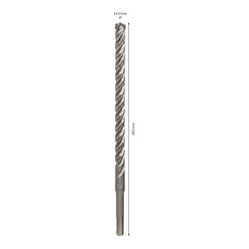Forets SDS plus-7X pour perforateur 14 x 200 x 265 mm