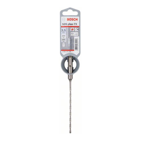 Forets SDS plus-7X pour perforateur 3,5 x 100 x 165 mm