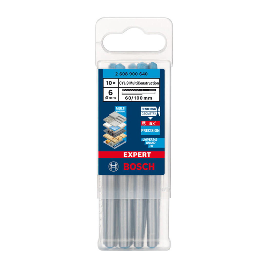 Foreuse Bosch Expert MultiConstruction CYL-9, 6 x 60 x 100 mm