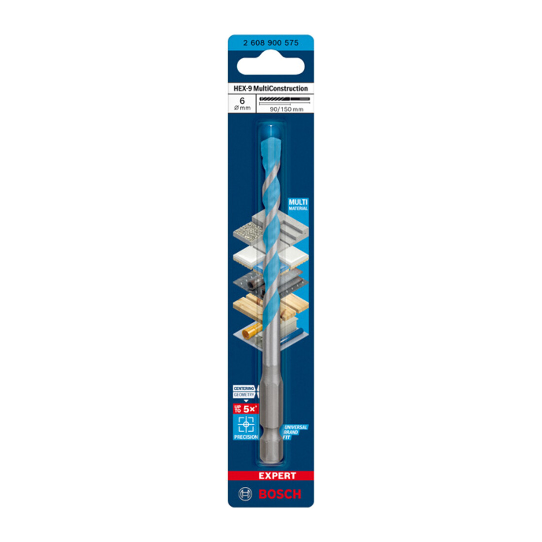 Foreuse Bosch Expert MultiConstruction HEX-9, 6 x 90 x 150 mm