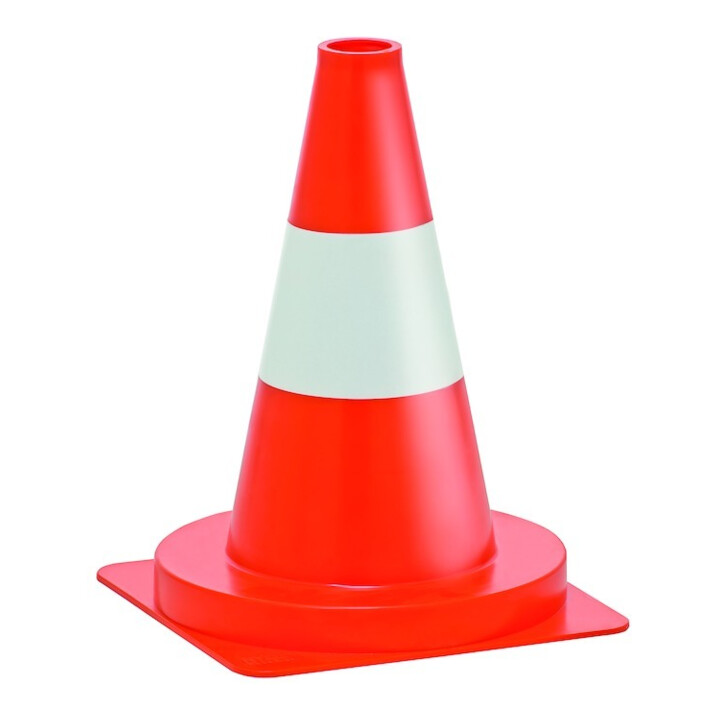 Format Cône de signalisation PVC orange 320 mm