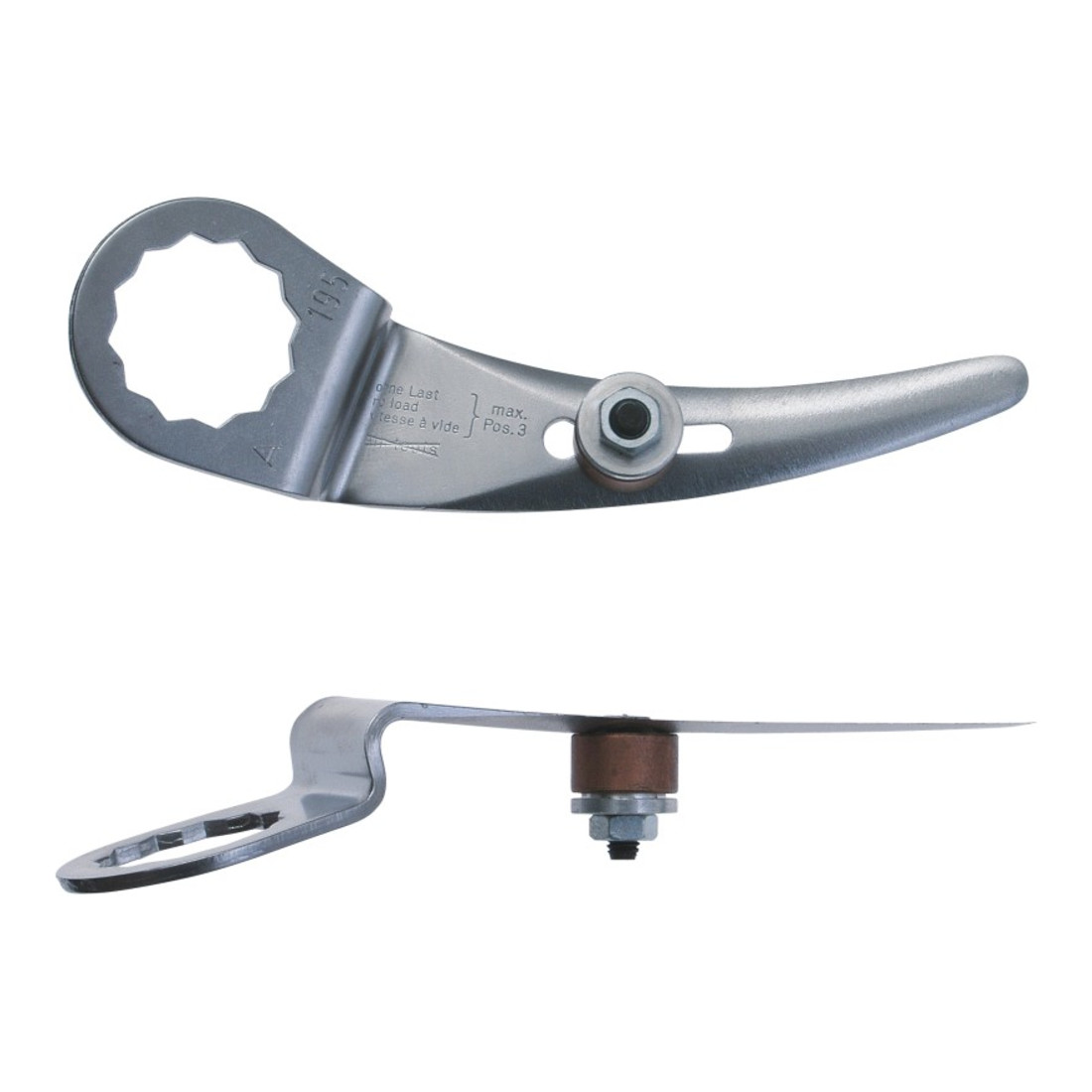 Forme incurvée, Longueur de coupe 32-46 mm, Longueur totale 110 mm Fein