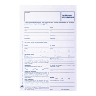 Formulaire Eichner accord d'essai