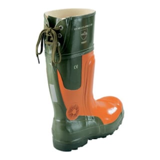 Forst-Gummistiefel Ulme orange/vert Taille 48