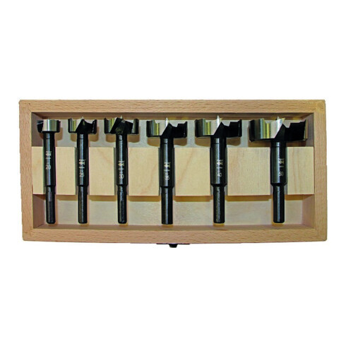 Forstnerbohrersatz BLACK SHARK PRO 6-tlg.D.20,25,30,35,40,50mm FISCH-TOOLS